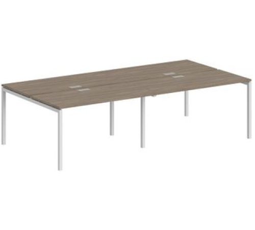 Стол Norden 280x143.8x75 SG.255.OD.44.WH белый/дуб темный