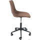 Офисное кресло AksHome Gin темно-коричневый/черный