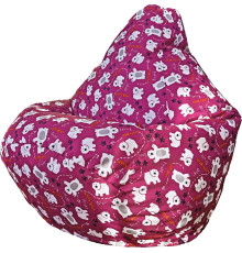 Кресло-мешок Flagman Груша Мега XXXL Street Г3.12-13 белые мишки