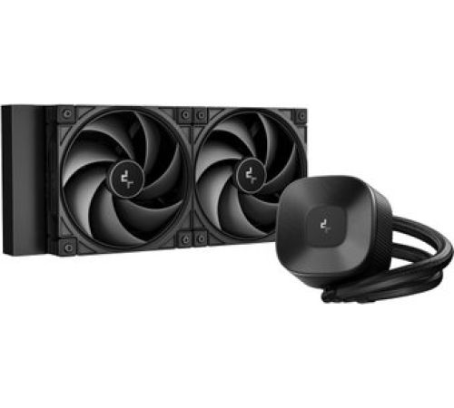 Система жидкостного охлаждения для процессора DeepCool LE240 V2 Zero Dark R-LE240ZERO-BKLNMD-G-1