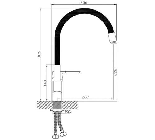 Смеситель Diadonna D87-437114GR