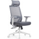 Офисное кресло SPARX Toro Plus White серый