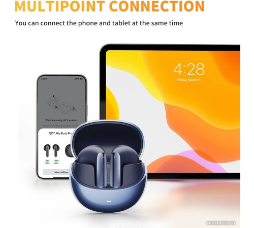 Наушники QCY AilyBuds Pro темно-синий