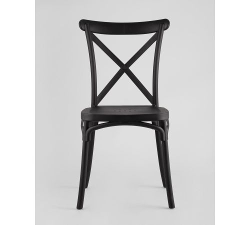 Стул Stool Group Кроссбэк пластиковый черный