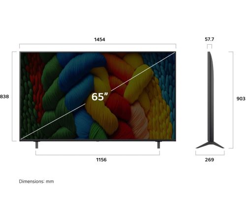 Телевизор LG NanoCell AI NANO80 65NANO80A6B