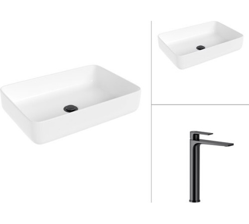 Умывальник Lauter 21487-50 + Reef 21CK8678BS