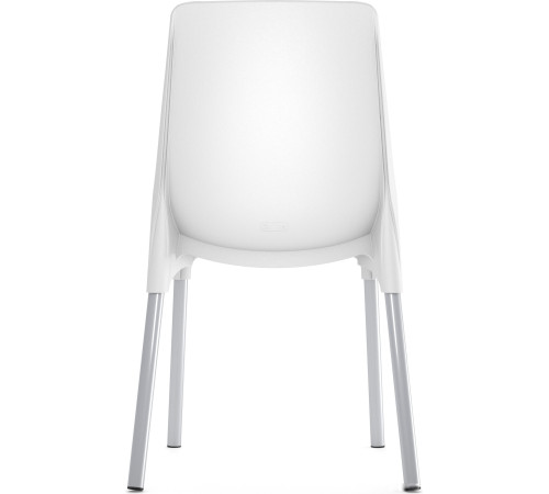 Стул Sheffilton SHT-ST75/S424 белый/хром лак