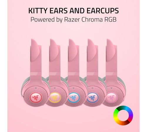 Наушники Razer Kraken Kitty V2 BT розовый