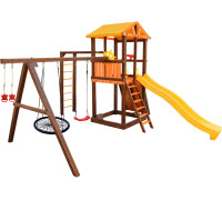 Игровой комплекс Perfetto Sport Pitigliano-8 + качели Паутина