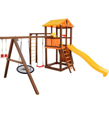 Игровой комплекс Perfetto Sport Pitigliano-8 + качели Паутина