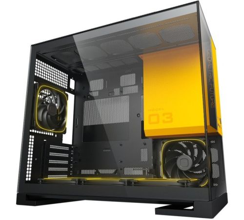 Корпус Geometric Future Model 3 5FAN черный/желтый