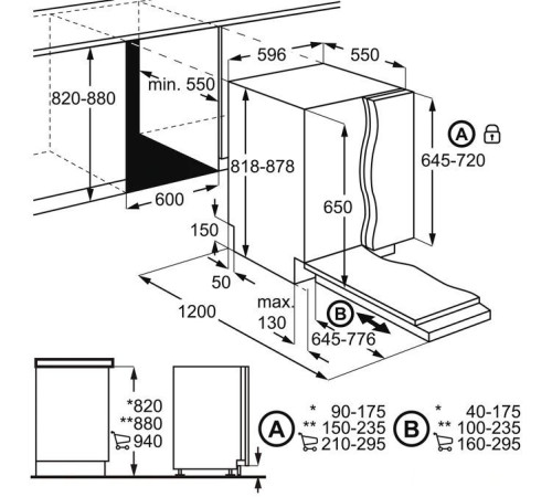 Встраиваемая посудомоечная машина Electrolux EEM48321L
