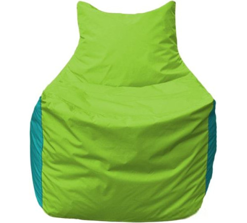 Кресло-мешок Flagman Фокс Ф2.1-182 салатовый/бирюзовый