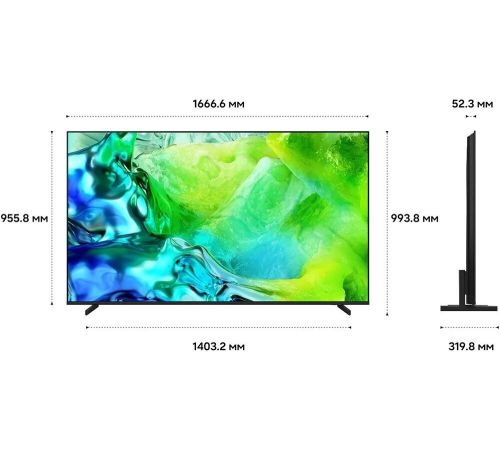 MiniLED телевизор Samsung Neo QLED QN80H 4K QE75QN80HAUXPY