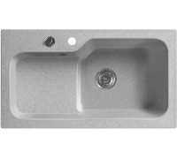 Кухонная мойка Belux SG-REC-HALF-8045 олово светлосерый