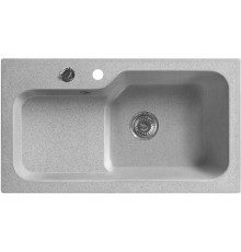 Кухонная мойка Belux SG-REC-HALF-8045 олово светлосерый