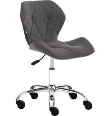 Кресло TetChair Selfi флок, серый