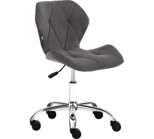 Кресло TetChair Selfi флок, серый