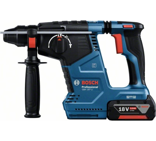 Перфоратор Bosch GBH 187-LI Professional 0611923022 с 1-им АКБ, кейс