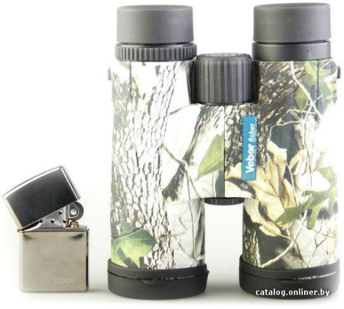 Бинокль Veber 8x42 Veber Fisher камуфляж с заплечным ремнем