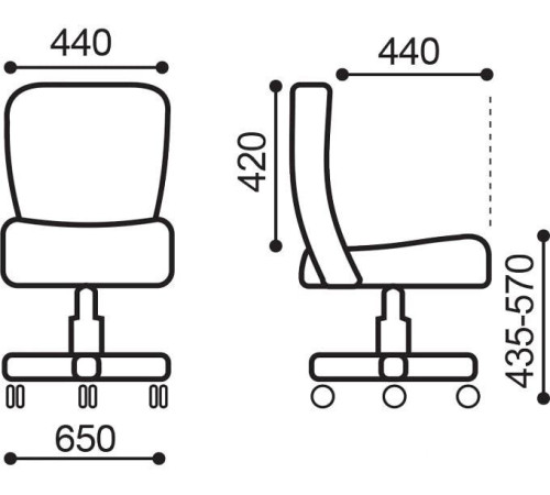 Офисный стул Brabix Stream MG-314 ткань, темно-синий
