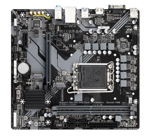 Материнская плата Gigabyte B760M H DDR4 rev. 1.0