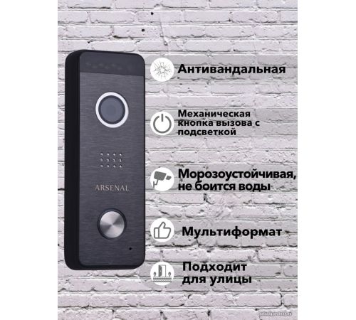 Вызывная панель Arsenal Рокси FHD черный