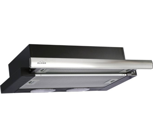 Кухонная вытяжка Elikor Интегра 50П-400-В2Л черный/нержавеющая сталь
