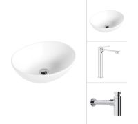 Умывальник Lauter 21652 + Rio 21AM12672 с сифоном 21635CH хром