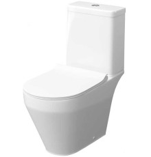 Унитаз напольный Керамин Бари R Бергамо Slim с микролифтом, 2-режимный слив