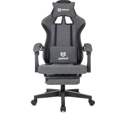 Игровое геймерское кресло Brave Knight OPUS/F mini серый/черный