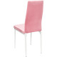 Стул Mio Tesoro Джия DC-060KD розовый/белый
