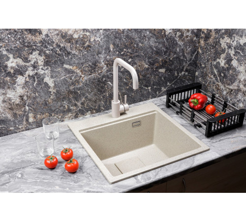 Кухонная мойка Marblan Comfort 50 гранит, с сифоном
