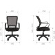 Офисное кресло CHAIRMAN 698 LT TW-04 серый