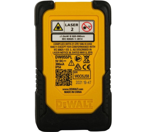Лазерный дальномер DeWalt DW055PL