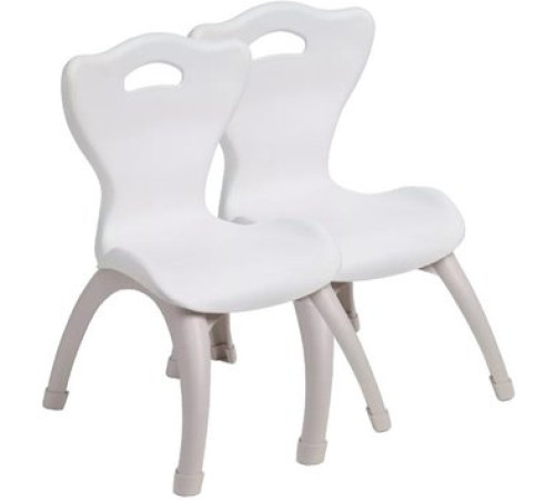 Детский стул Kidwick Emily KW679729 белый/серый