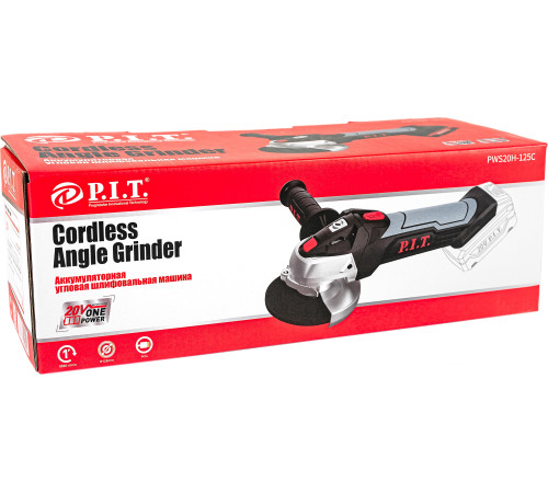 Угловая шлифмашина P.I.T. PWS20H-125C без АКБ