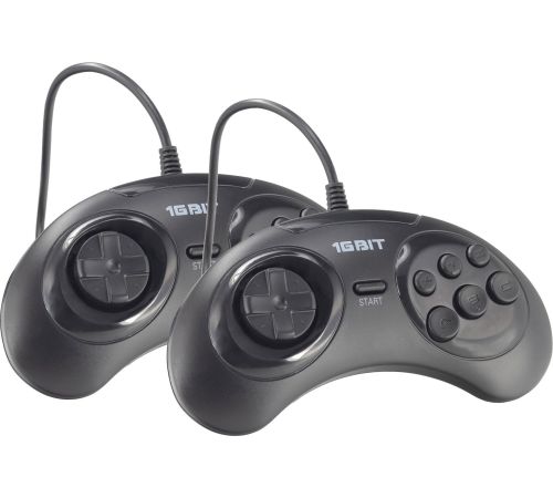 Игровая приставка Retro Genesis Modern 2 проводных геймпада, 300 игр