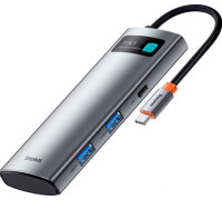 USB-хаб  Baseus Metal Gleam Series 7-in-1 Multifunctional Type-C WKWG020113