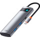 USB-хаб  Baseus Metal Gleam Series 7-in-1 Multifunctional Type-C WKWG020113