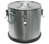 Термос для еды Luxstahl кт986 25л нержавеющая сталь