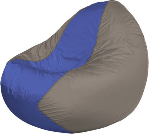 Кресло-мешок Flagman Classic К2.1-89 серый/синий