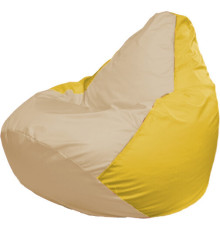 Кресло-мешок Flagman Груша Макси Г2.1-148 желтый/бежевый