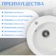 Кухонная мойка Saniteco Linea белый