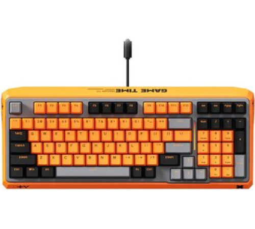 Клавиатура Rapoo ESK750-98 черный/серый/оранжевый