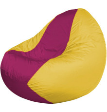 Кресло-мешок Flagman Classic К2.1-57 желтый/фуксия