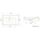Умывальник CeraStyle Frame 70 031100-u