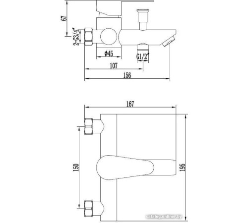 Смеситель Esko Orlando OL 54