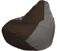 Кресло-мешок Flagman Груша Макси Г2.1-327 серый/коричневый