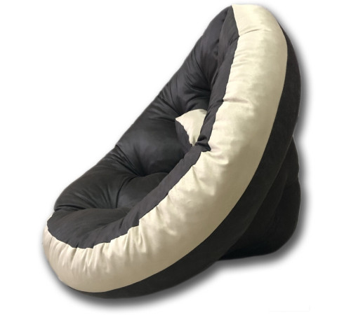 Кресло-мешок Angellini 9с0013тр L, коричневый/бежевый